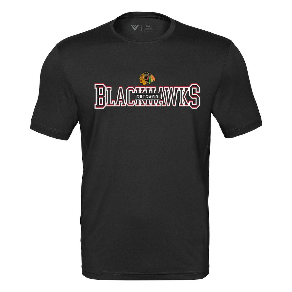 Chicago Blackhawks Levelwear Anthem Journey Performance T-Shirt - Black - NHL 203144915