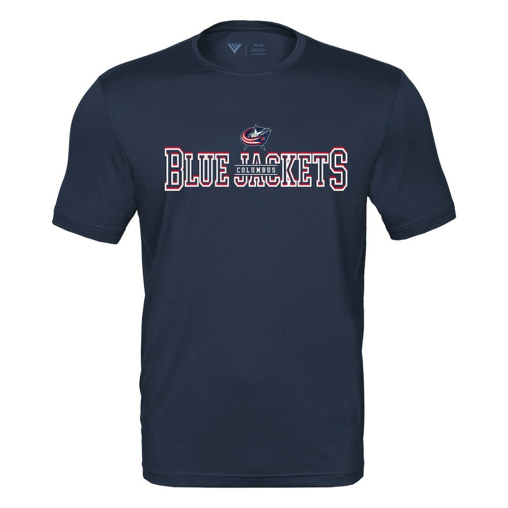 Columbus Blue Jackets Levelwear Anthem Journey Performance T-Shirt - Navy - NHL 203144916