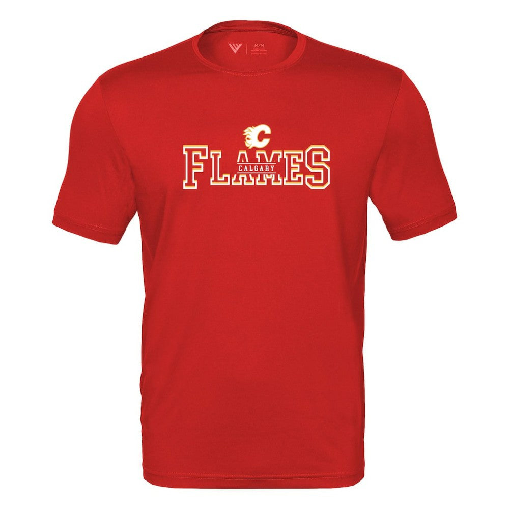 Calgary Flames Levelwear Anthem Journey Performance T-Shirt - Red - NHL 203144918