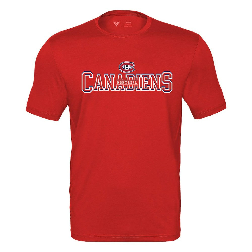 Montreal Canadiens Levelwear Anthem Journey Performance T-Shirt - Red - NHL 203144927