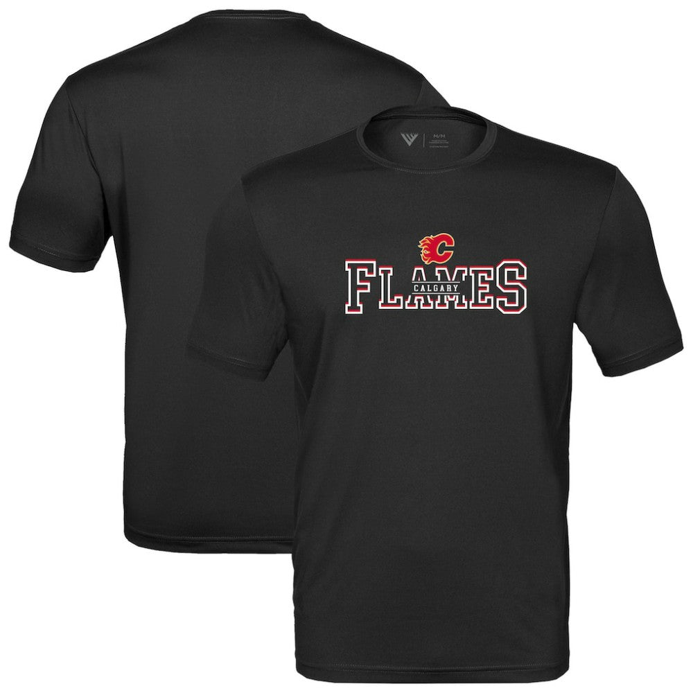 Calgary Flames Levelwear Anthem Journey Performance T-Shirt - Black - NHL 203144931