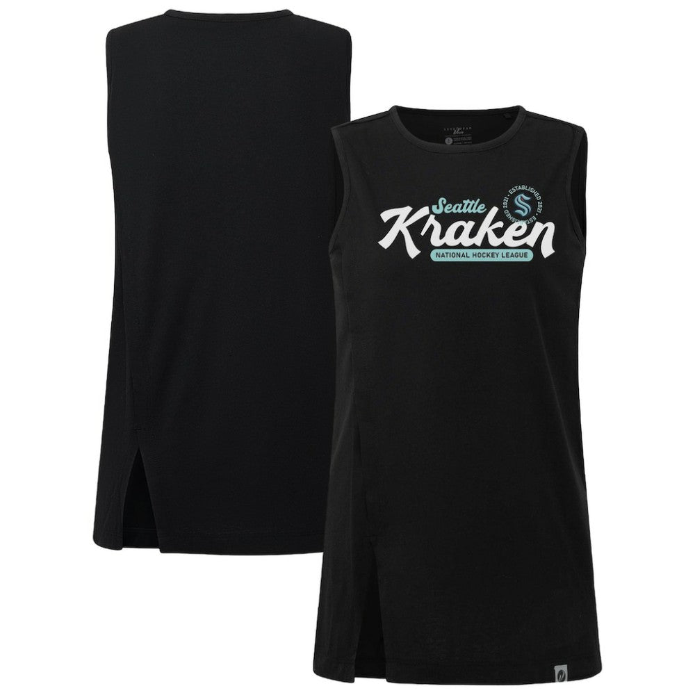 Seattle Kraken Levelwear Women's Influx Monument Tank Top - Black - NHL 203144994