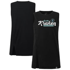 Seattle Kraken Levelwear Women's Influx Monument Tank Top - Black - NHL 203144994