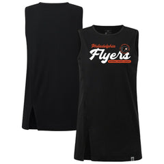 Philadelphia Flyers Levelwear Women's Influx Monument Tank Top - Black - NHL 203144996