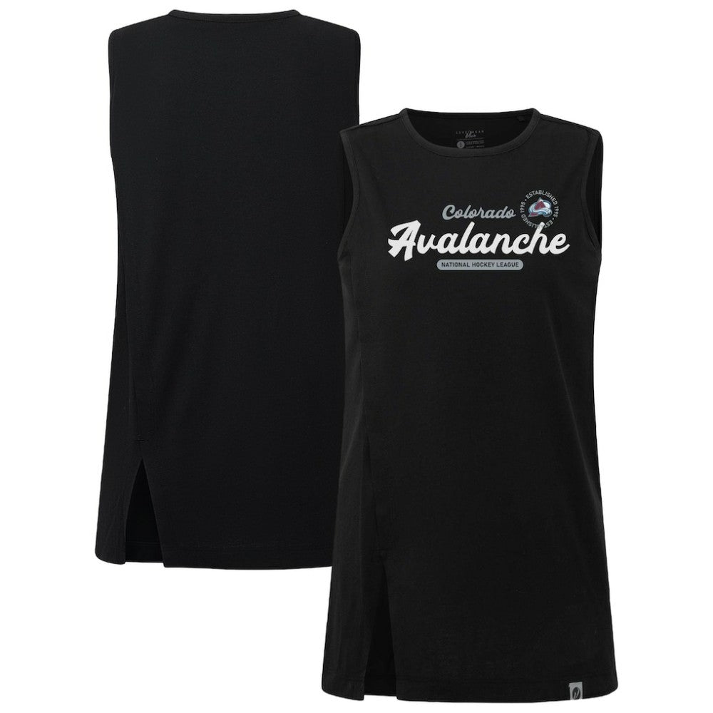 Colorado Avalanche Levelwear Women's Influx Monument Tank Top - Black - NHL 203145000