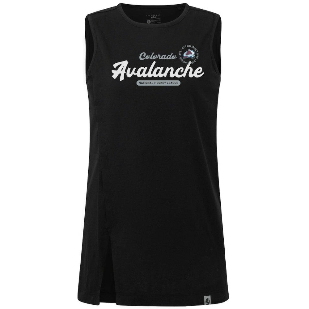 Colorado Avalanche Levelwear Women's Influx Monument Tank Top - Black - NHL 203145000