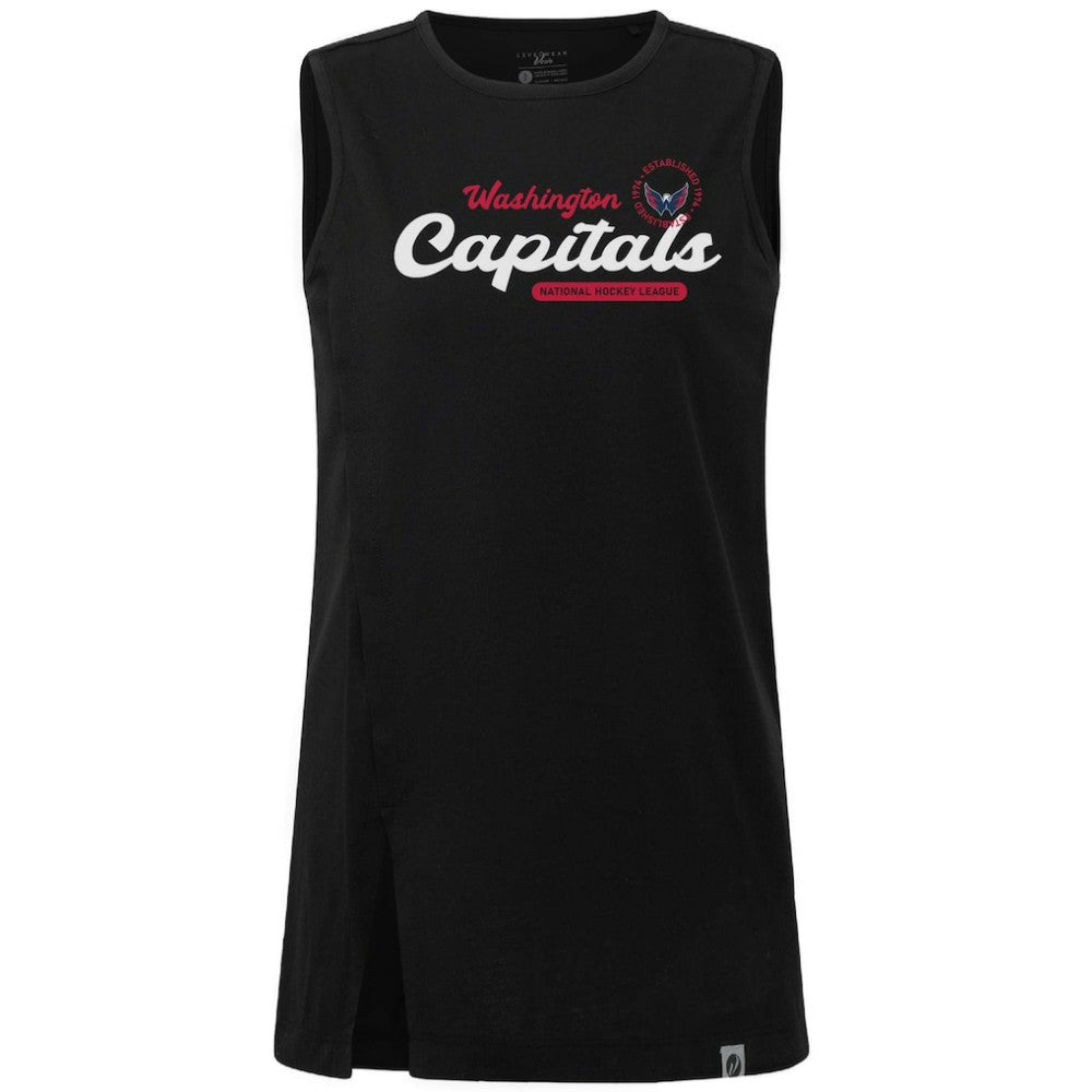 Washington Capitals Levelwear Women's Influx Monument Tank Top - Black - NHL 203145005