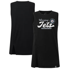 Winnipeg Jets Levelwear Women's Influx Monument Tank Top - Black - NHL 203145009
