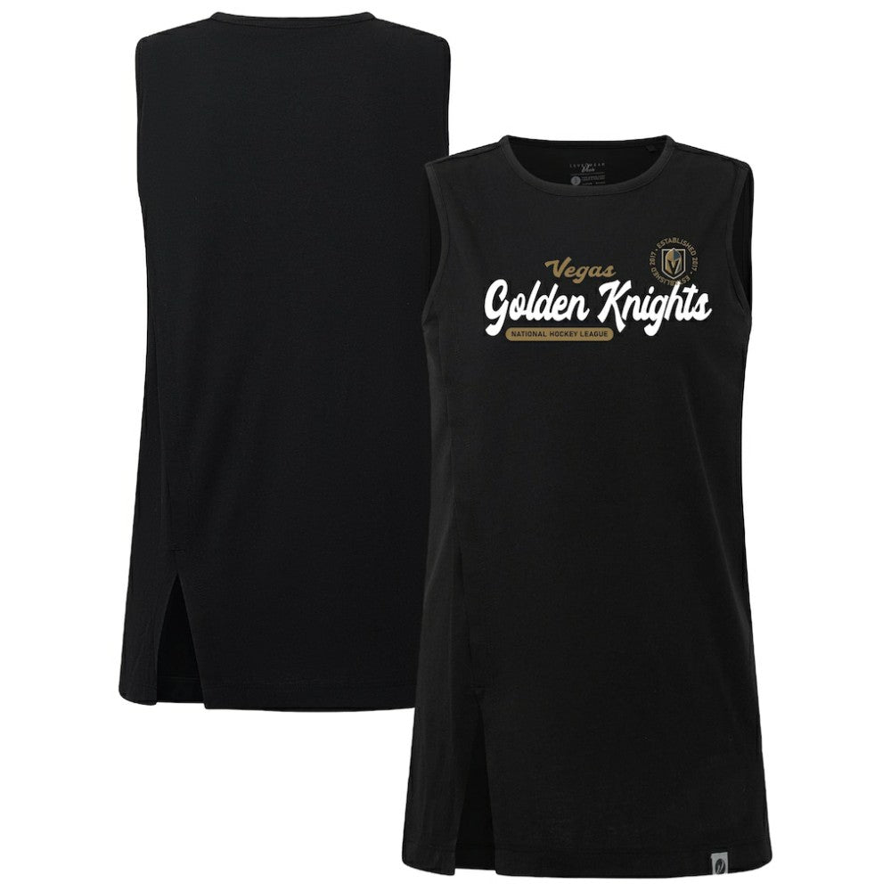 Vegas Golden Knights Levelwear Women's Influx Monument Tank Top - Black - NHL 203145010