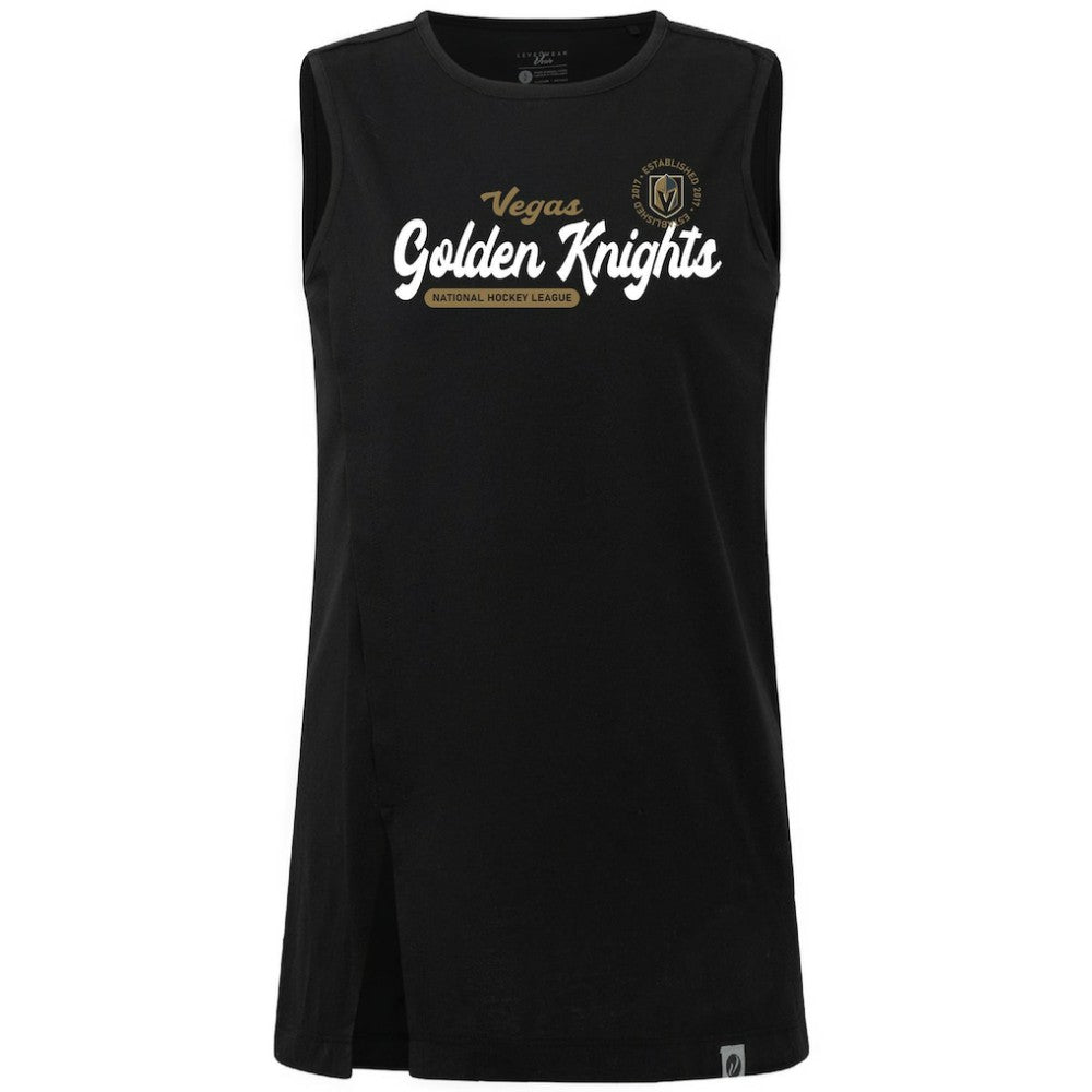 Vegas Golden Knights Levelwear Women's Influx Monument Tank Top - Black - NHL 203145010