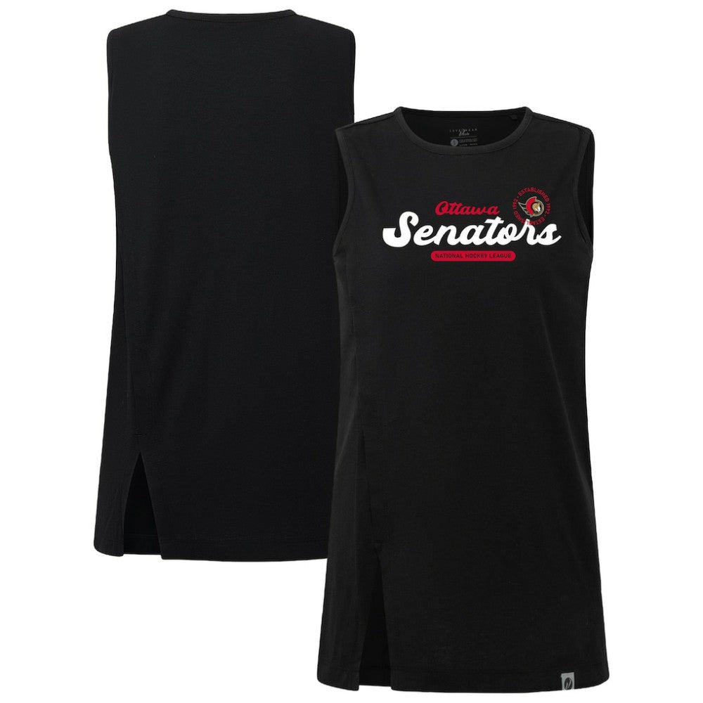 Ottawa Senators Levelwear Women's Influx Monument Tank Top - Black - NHL 203145013
