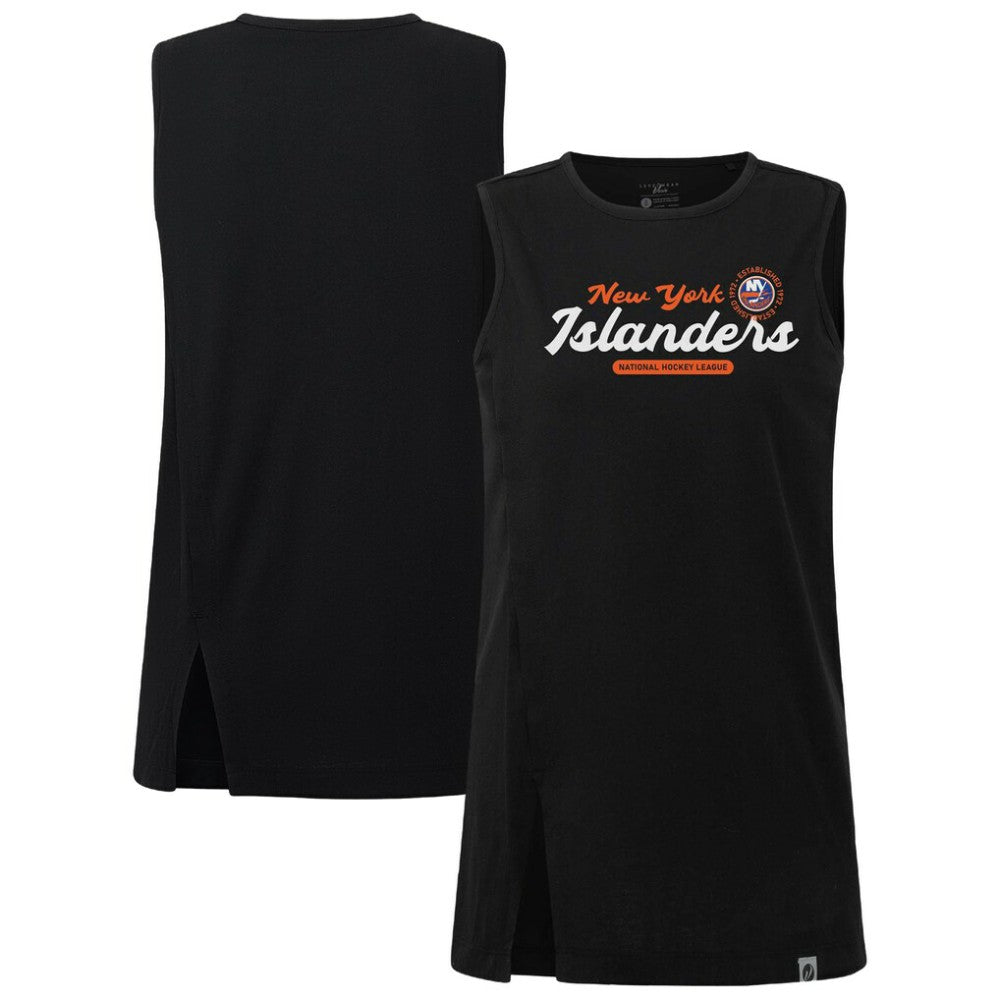 New York Islanders Levelwear Women's Influx Monument Tank Top - Black - NHL 203145017
