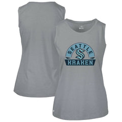 Seattle Kraken Levelwear Women's Macy Banner Arch Tank Top - Gray - NHL 203145024