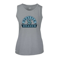 Seattle Kraken Levelwear Women's Macy Banner Arch Tank Top - Gray - NHL 203145024