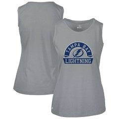 Tampa Bay Lightning Levelwear Women's Macy Banner Arch Tank Top - Gray - NHL 203145042
