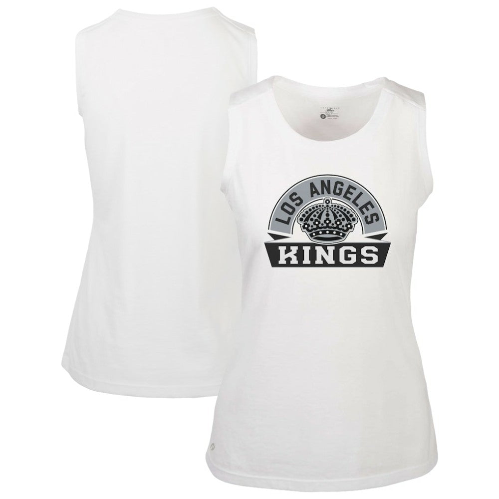 Los Angeles Kings Levelwear Women's Macy Banner Arch Tank Top - White - NHL 203145047