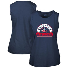 Columbus Blue Jackets Levelwear Women's Macy Banner Arch Tank Top - Navy - NHL 203145060