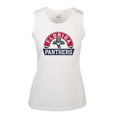Florida Panthers Levelwear Women's Macy Banner Arch Tank Top - White - NHL 203145064
