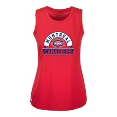 Montreal Canadiens Levelwear Women's Macy Banner Arch Tank Top - Red - NHL 203145077