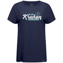 Seattle Kraken Levelwear Women's Influx Monument T-Shirt - Deep Sea Blue - NHL 203145080