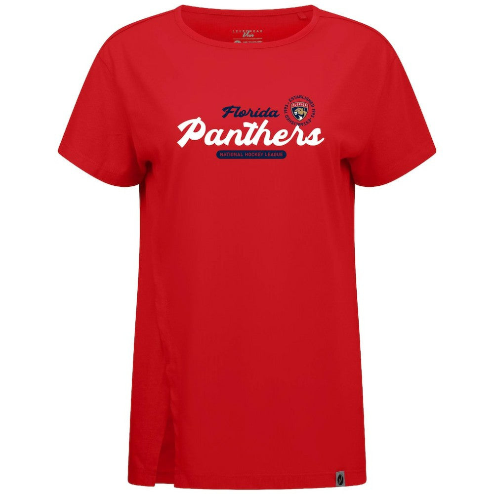 Florida Panthers Levelwear Women's Influx Monument T-Shirt - Red - NHL 203145082