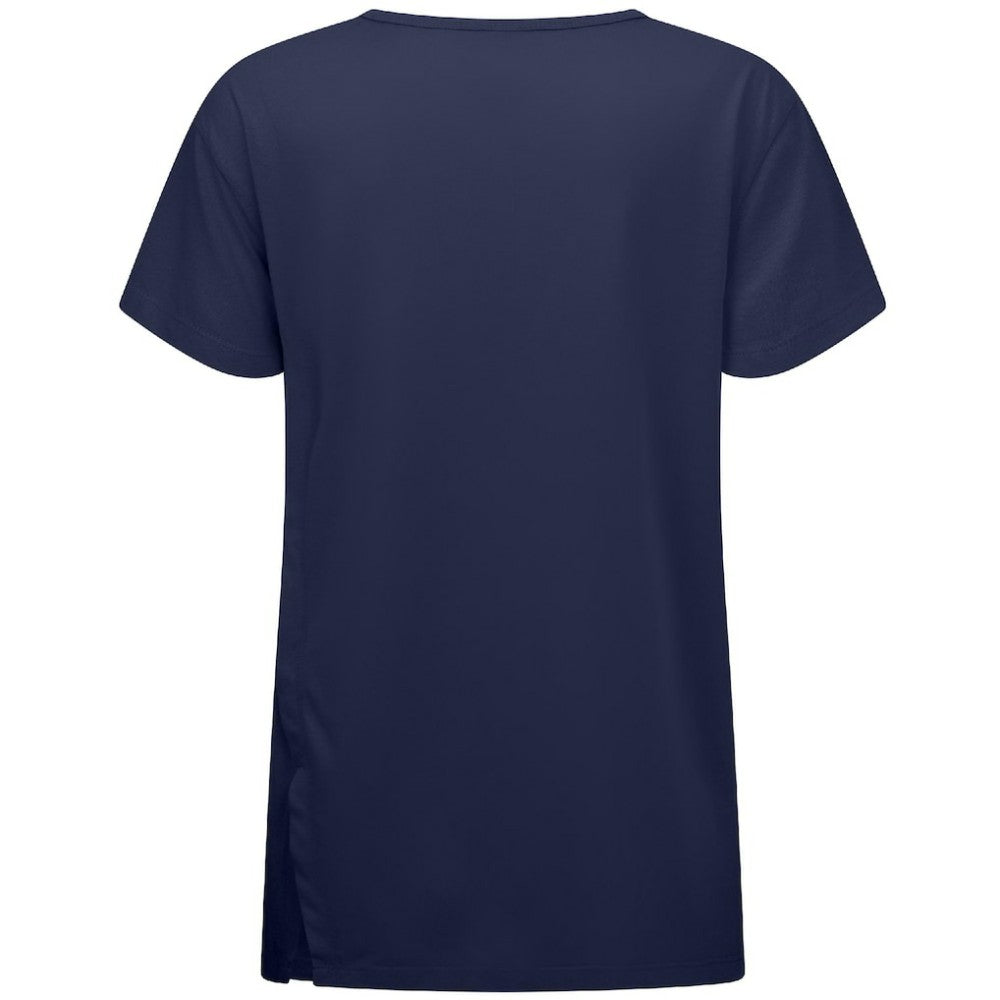 Columbus Blue Jackets Levelwear Women's Influx Monument T-Shirt - Navy - NHL 203145085
