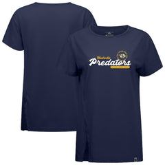 Nashville Predators Levelwear Women's Influx Monument T-Shirt - Navy - NHL 203145087