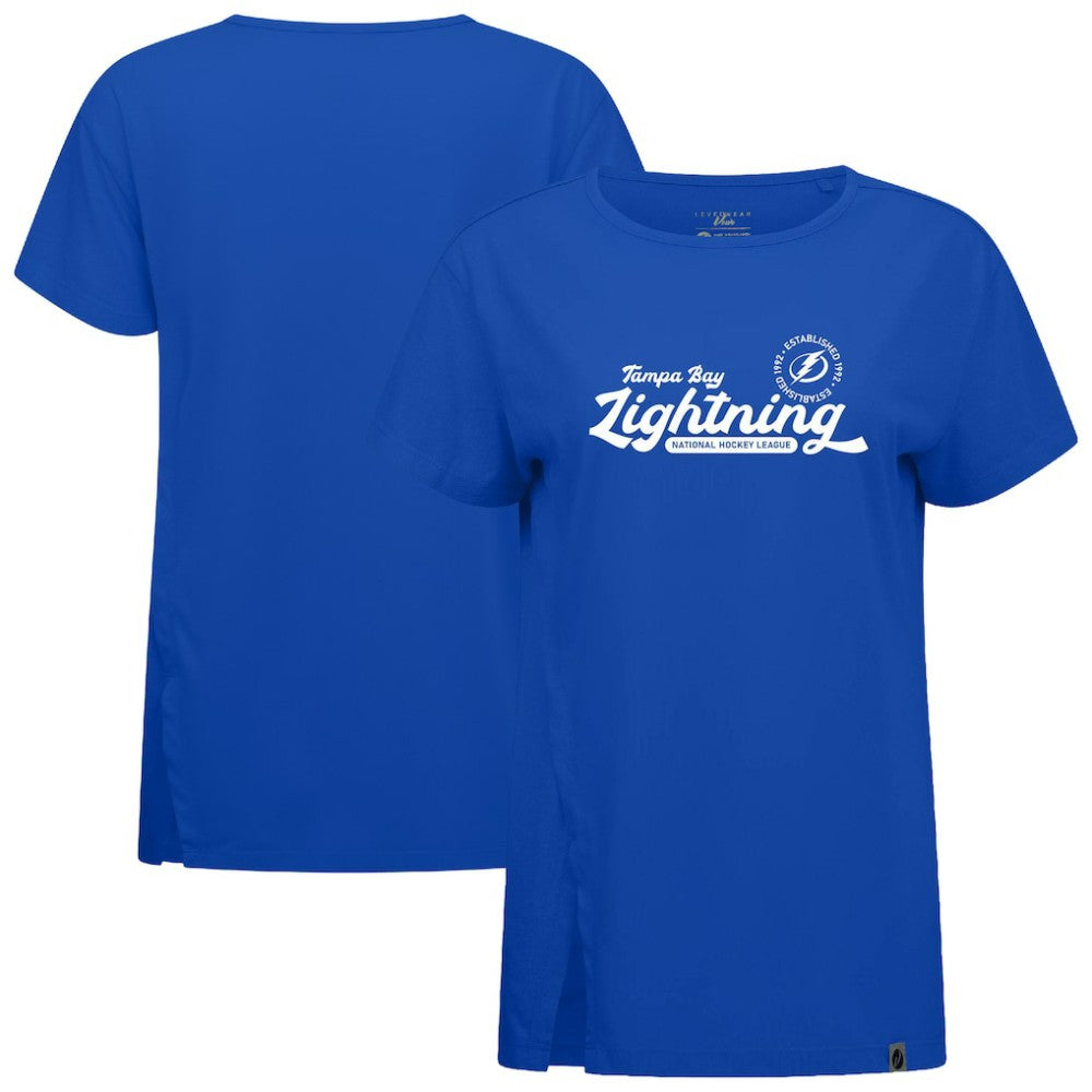 Tampa Bay Lightning Levelwear Women's Influx Monument T-Shirt - Royal - NHL 203145090