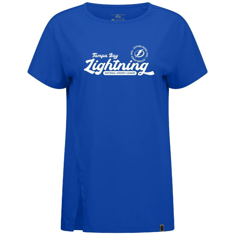 Tampa Bay Lightning Levelwear Women's Influx Monument T-Shirt - Royal - NHL 203145090