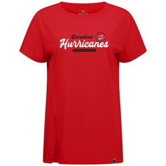 Carolina Hurricanes Levelwear Women's Influx Monument T-Shirt - Red - NHL 203145091