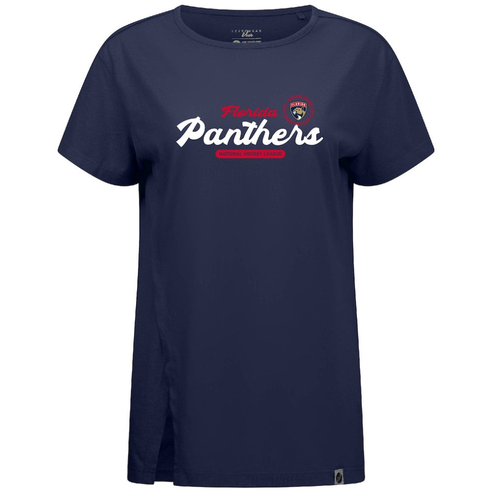 Florida Panthers Levelwear Women's Influx Monument T-Shirt - Navy - NHL 203145095