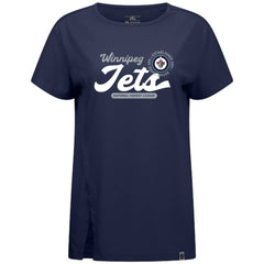 Winnipeg Jets Levelwear Women's Influx Monument T-Shirt - Navy - NHL 203145096