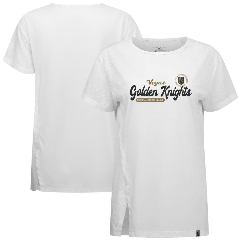 Vegas Golden Knights Levelwear Women's Influx Monument T-Shirt - White - NHL 203145098