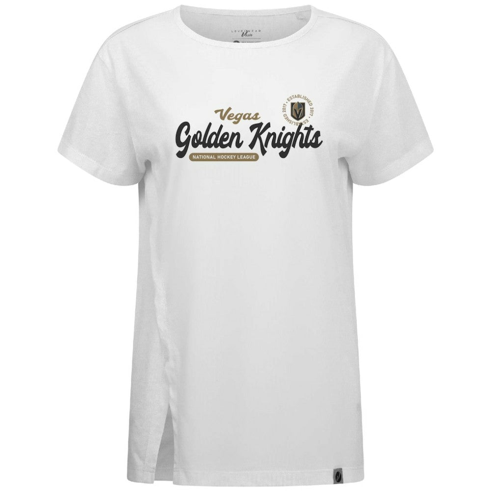 Vegas Golden Knights Levelwear Women's Influx Monument T-Shirt - White - NHL 203145098