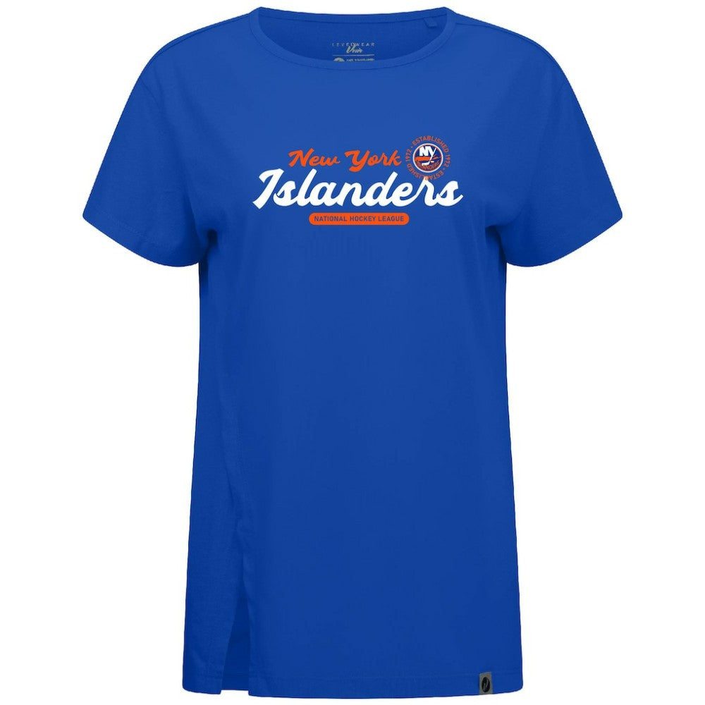 New York Islanders Levelwear Women's Influx Monument T-Shirt - Royal - NHL 203145100
