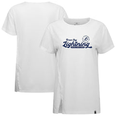 Tampa Bay Lightning Levelwear Women's Influx Monument T-Shirt - White - NHL 203145102