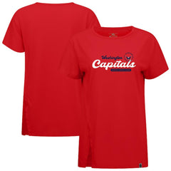 Washington Capitals Levelwear Women's Influx Monument T-Shirt - Red - NHL 203145106