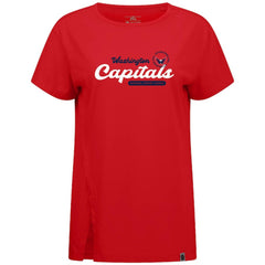 Washington Capitals Levelwear Women's Influx Monument T-Shirt - Red - NHL 203145106