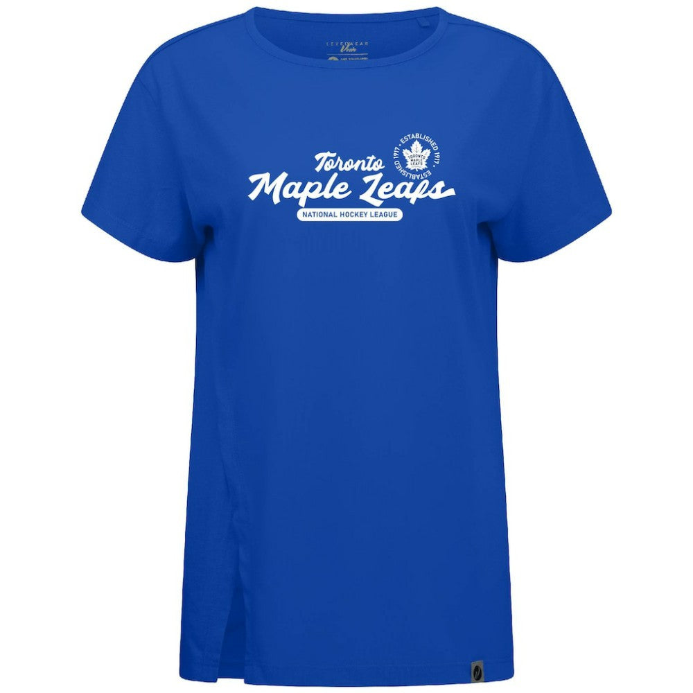 Toronto Maple Leafs Levelwear Women's Influx Monument T-Shirt - Royal - NHL 203145110