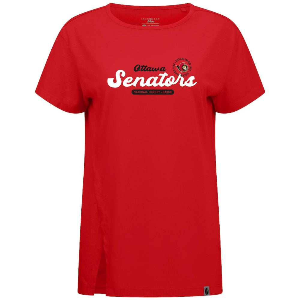 Ottawa Senators Levelwear Women's Influx Monument T-Shirt - Red - NHL 203145111