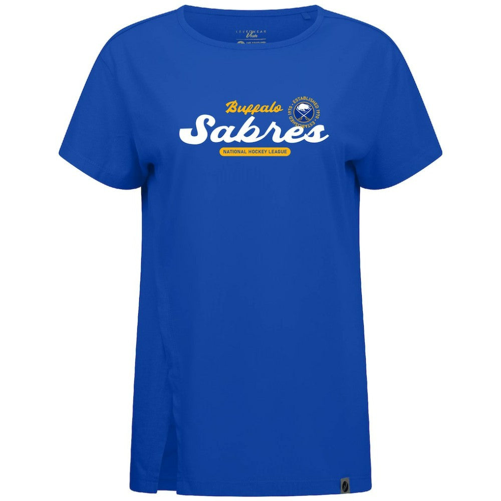 Buffalo Sabres Levelwear Women's Influx Monument T-Shirt - Royal - NHL 203145121