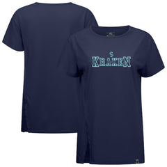 Seattle Kraken Levelwear Women's Influx Journey T-Shirt - Deep Sea Blue - NHL 203145124
