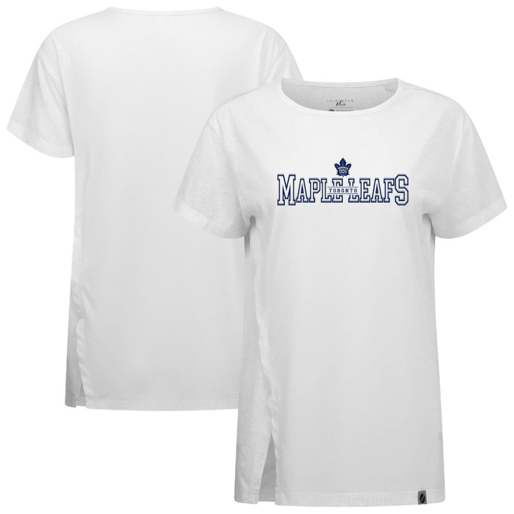 Toronto Maple Leafs Levelwear Women's Influx Journey T-Shirt - White - NHL 203145131