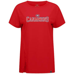 Montreal Canadiens Levelwear Women's Influx Journey T-Shirt - Red - NHL 203145133