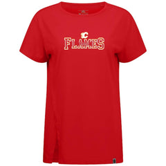 Calgary Flames Levelwear Women's Influx Journey T-Shirt - Red - NHL 203145136