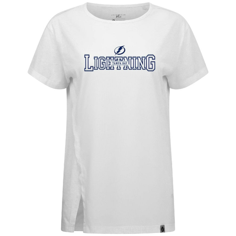 Tampa Bay Lightning Levelwear Women's Influx Journey T-Shirt - White - NHL 203145137