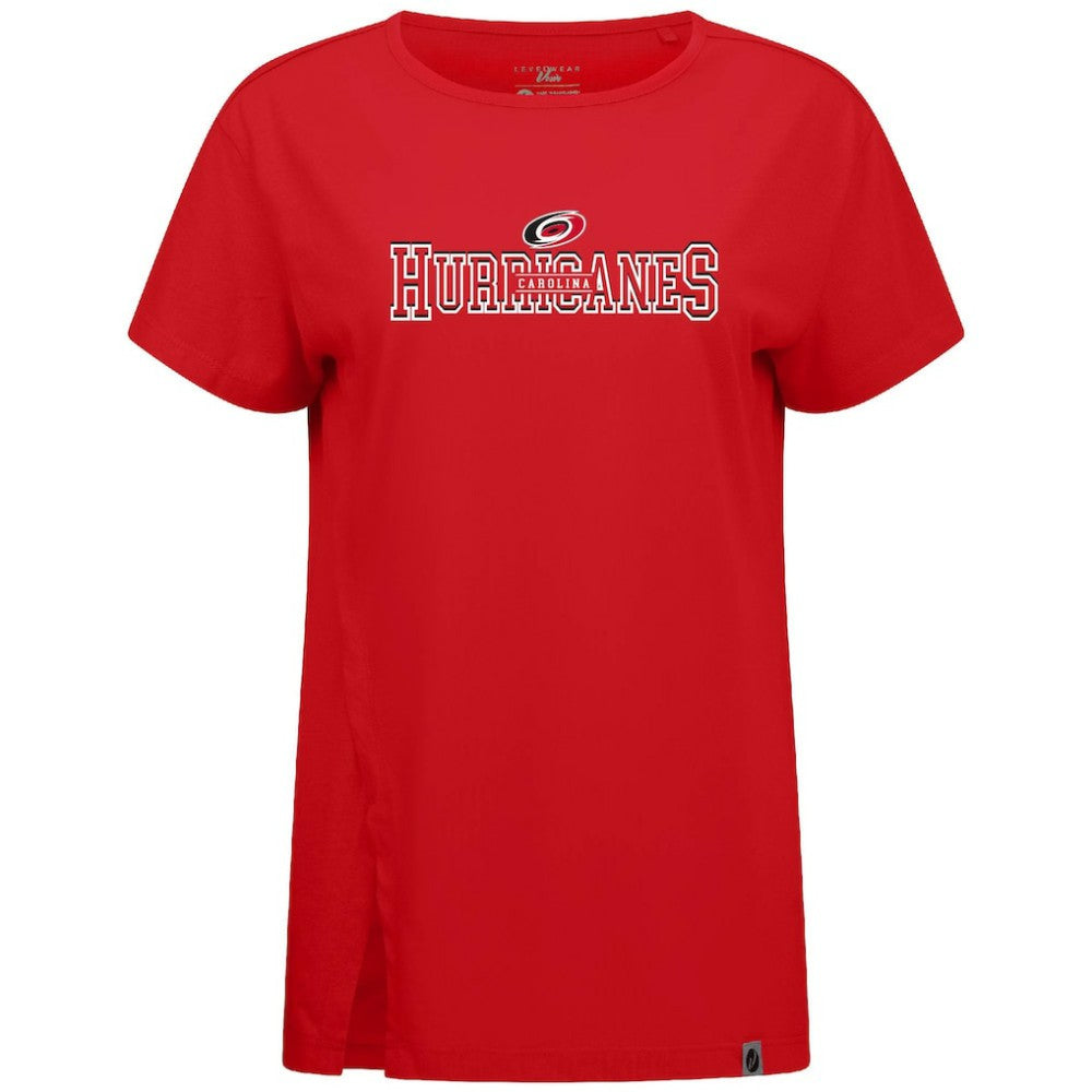 Carolina Hurricanes Levelwear Women's Influx Journey T-Shirt - Red - NHL 203145140
