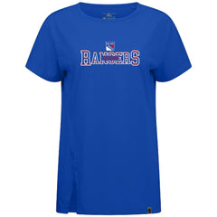 New York Rangers Levelwear Women's Influx Journey T-Shirt - Royal - NHL 203145144