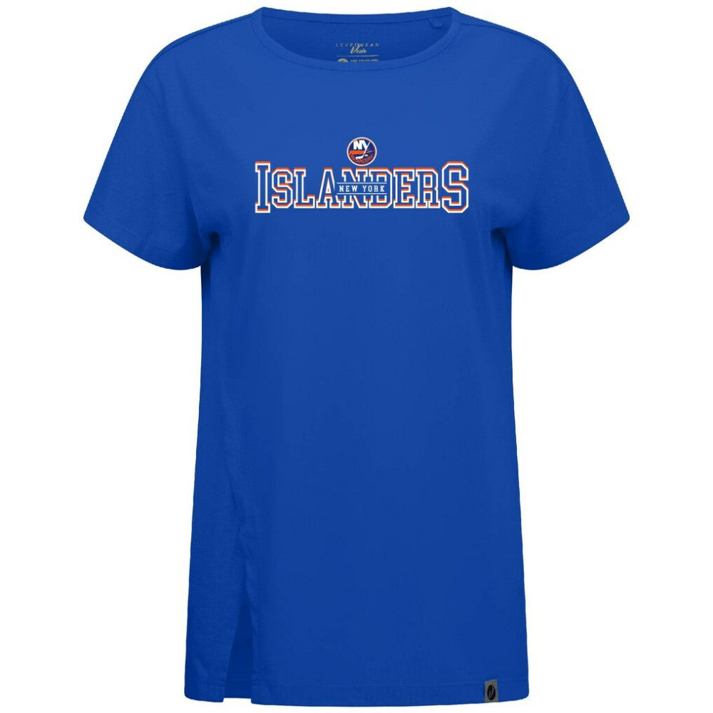New York Islanders Levelwear Women's Influx Journey T-Shirt - Royal - NHL 203145148