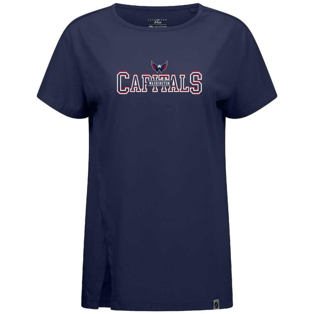 Washington Capitals Levelwear Women's Influx Journey T-Shirt - Navy - NHL 203145152